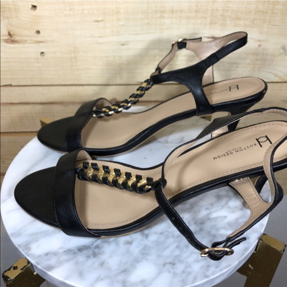 Boston Design Studios - Black Low Heel